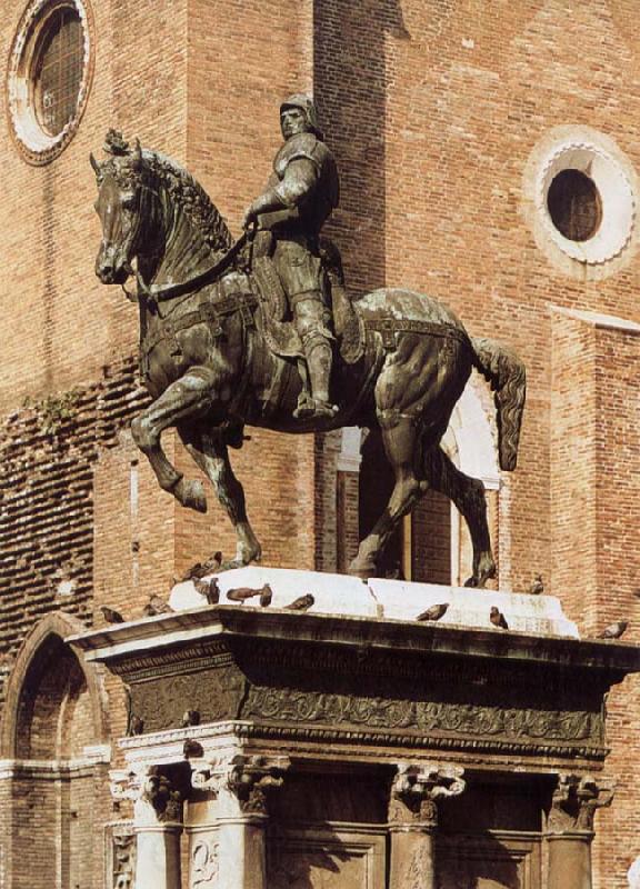 Andrea del Verrocchio Equestrian Statue of Bartolomeo Colleoni Spain oil painting art
